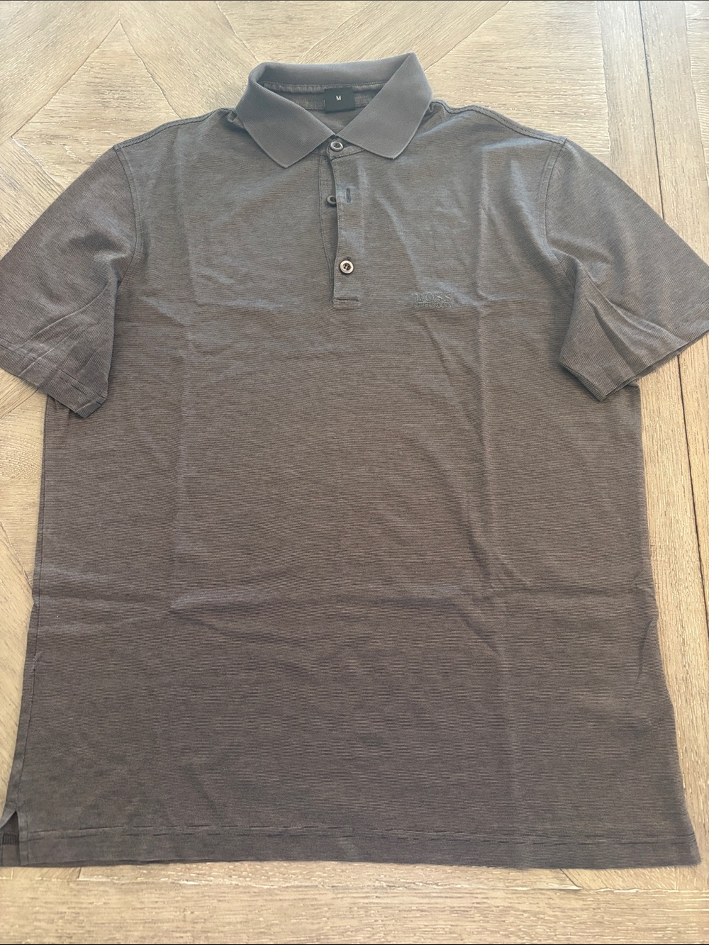 Hugo Boss Men’s  Gray short-Sleeve Polo